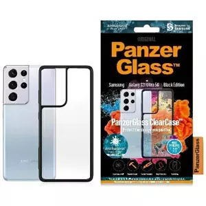 Kryt PanzerGlass ClearCase Samsung S21 Ultra G998 black (0263)
