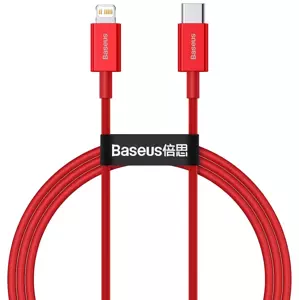 Kabel Baseus Superior Series Cable USB-C to iP, 20W, PD, 1m (red)