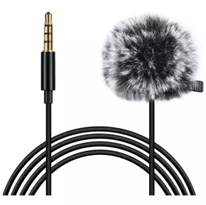 Mikrofon Puluz Jack Lavalier Wired Condenser Recording Microphone 1.5m jack 3.5mm PU424