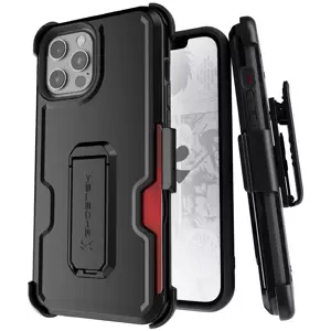 Kryt Ghostek Iron Armor3 Black Rugged Case + Holster for Apple iPhone 12 Pro Max