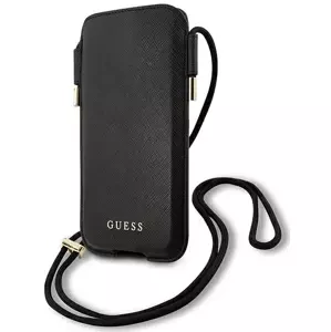 Pouzdro Guess Handbag GUHCP12MSAPSBK 6,1 "black Saffiano (GUHCP12MSAPSBK)