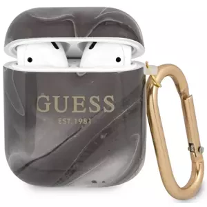 Guess GUA2UNMK AirPods cover black Marble Collection (GUA2UNMK)