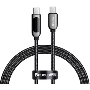 Kabel Baseus Display Cable USB-C to Type-C 100W 1m (black)