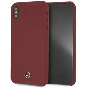Kryt Mercedes MEHCI65SILRE iPhone Xs Max red hardcase Silicone Line (MEHCI65SILRE)