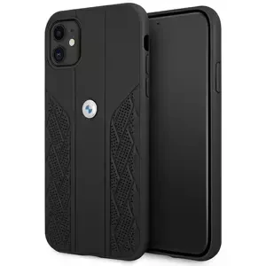 Kryt CAse BMW BMHCN61RSPPK iPhone 11 6,1" black hardcase Leather Curve Perforate (BMHCN61RSPPK)