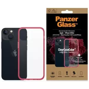 Ochranné sklo PanzerGlass ClearCase iPhone 13 Mini 5.4" Antibacterial Military grade Strawberry 0330 (0330)
