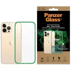 Ochranné sklo PanzerGlass ClearCase iPhone 13 Pro Max 6.7" Antibacterial Military grade Lime 0344 (0344)
