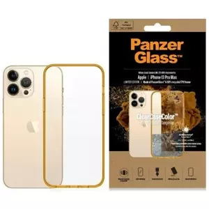 Kryt PanzerGlass ClearCase iPhone 13 Pro Max 6.7" Antibacterial Military grade Tangerine 0343 (0343)