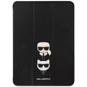 Pouzdro Karl Lagerfeld KLFC11OKCK iPad 11" Pro 2021 Book Cover black Saffiano Karl &Choupette (KLFC11OKCK)
