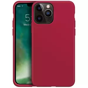 Kryt XQISIT Silicone case Anti Bac for iPhone 13 Pro red (47384)