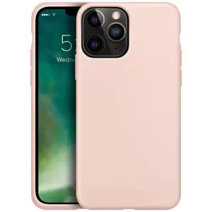 Kryt XQISIT Silicone case Anti Bac for iPhone 13 Pro Rose (47388)