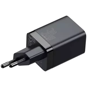 Nabíječka Baseus Super Si Pro Quick Charger USB + USB-C 30W (black)