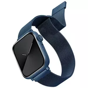 Řemínek UNIQ strap Dante Apple Watch Series 4/5/6/7/SE 38/40/41mm. Stainless Steel cobalt blue (UNIQ-41MM-DANCBLU)