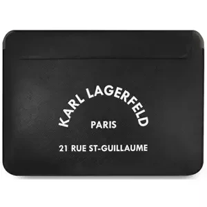 Pouzdro Karl Lagerfeld Sleeve KLCS16RSGSFBK 16" black Saffiano RSG (KLCS16RSGSFBK)