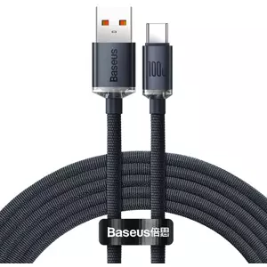 Kabel Baseus Crystal Shine cable USB to USB-C, 100W, 1.2m (black)