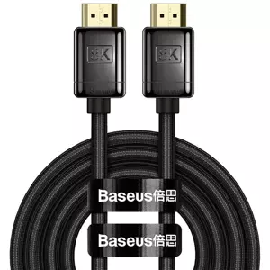 Kabel Baseus High Definition Series HDMI 2.1 cable, 8K 60Hz, 3D, HDR, 48Gbps, 3m (black)