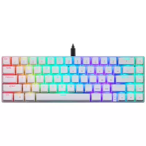 Herní klávesnice Mechanical gaming keyboard Motospeed CK67 RGB (white)
