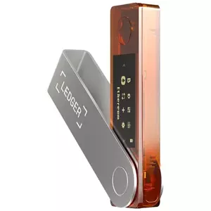 Hardwarová peněženka Ledger Nano X Orange Transparent (LEDGERNANOXOT)