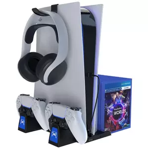 iPega PG-P5009 Multifunctional Stand for PS5 and accessories (black)