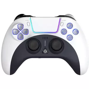 Herní ovladač iPega PG-P4023C Wireless Gaming Controller touchpad PS4 (white)