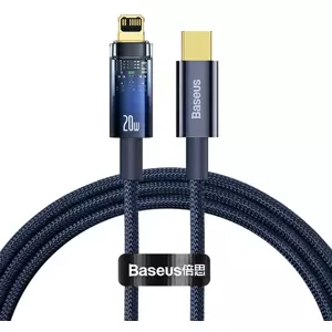 Kabel Baseus Explorer,USB-C to Lightning Cable, 20W, 1m (Blue)