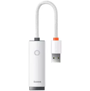 Redukce Baseus Lite Series USB to RJ45 network adapter, 100Mbps (white)
