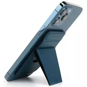 UNIQ Lyft magnetic phone stand snap-on stand and card holder blue (UNIQ-MGSNAPONCH-LYFTBLU)