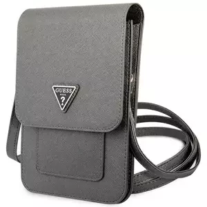 Guess Bag GUWBSATMGR grey Saffiano Triangle (GUWBSATMGR)