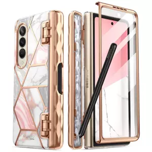 Kryt SUPCASE COSMO PEN GALAXY Z FOLD 4 MARBLE (843439118829)