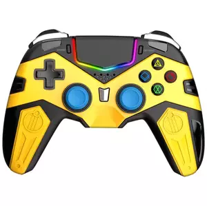 Herní ovladač iPega PG-P4019A Wireless Gaming Controller touchpad PS4 (yellow)