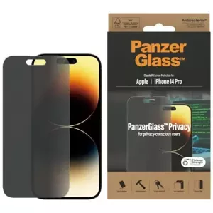 Ochranné sklo PanzerGlass Classic Fit iPhone 14 Pro 6,1" Privacy Screen Protection Antibacterial P2768 (P2768)