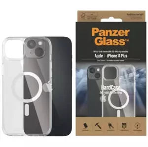 Kryt PanzerGlass HardCase iPhone 14 Plus 6,7" MagSafe Antibacterial Military grade transparent 0411 (0411)
