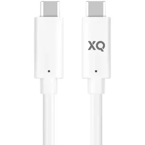 Kabel XQISIT Charge & Sync USB-C to USB-C 3.0 100cm E-Ma white (50276)