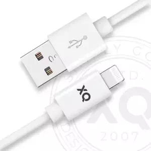 Kabel XQISIT NP Charge & Sync Lightn. to USB-A 2.0 100cm white (50895)