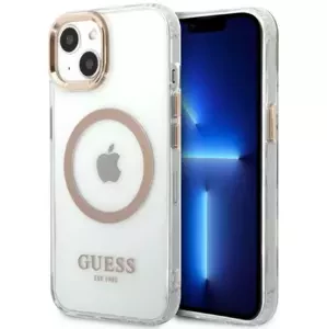 Kryt Guess GUHMP13MHTRMD iPhone 13 6,1" gold hard case Metal Outline Magsafe (GUHMP13MHTRMD)