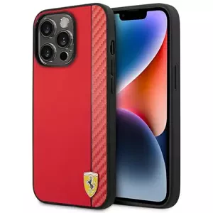 Kryt Ferrari FEHCP14LAXRE iPhone 14 Pro 6,1" red hardcase Carbon (FEHCP14LAXRE)