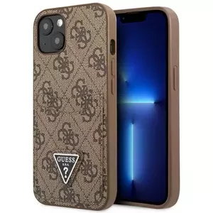 Kryt Guess GUHCP13MP4TPW iPhone 13 6,1" brown hardcase 4G Triangle Logo Cardslot (GUHCP13MP4TPW)