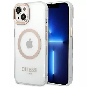 Kryt Guess GUHMP14MHTRMD iPhone 14 Plus 6,7" gold hard case Metal Outline Magsafe (GUHMP14MHTRMD)