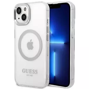 Kryt Guess GUHMP14SHTRMS iPhone 14 6,1" silver hard case Metal Outline Magsafe (GUHMP14SHTRMS)