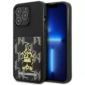 Kryt Karl Lagerfeld KLHCP13LCANCNK iPhone 13 Pro 6,1" hardcase black Karlimals Cardslot (KLHCP13LCANCNK)