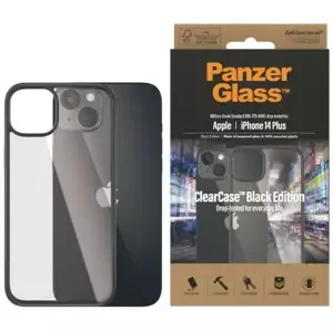 Kryt PanzerGlass ClearCase iPhone 14 Plus 6,7" Antibacterial black 0407 (0407)