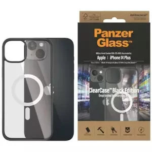 Kryt PanzerGlass ClearCase MagSafe iPhone 14 Plus 6,7" Antibacterial black 0415 (415)