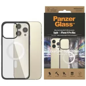 Kryt PanzerGlass ClearCase MagSafe iPhone 14 Pro Max 6,7" Antibacterial black 0416 (416)