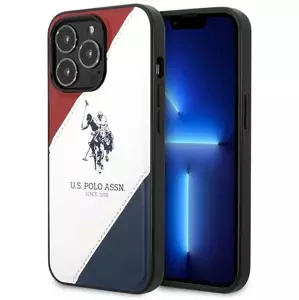 Kryt US Polo USHCP14LPSO3 iPhone 14 Pro 6,1" white Tricolor Embossed (USHCP14LPSO3)
