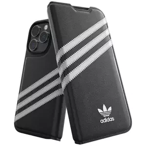 Pouzdro Adidas OR Booklet Case PU for iPhone 14 Pro black (50196)