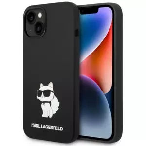 Kryt Karl Lagerfeld iPhone 14 Plus 6,7" hardcase black Silicone Choupette (KLHCP14MSNCHBCK)