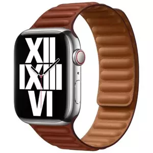 Řemínek Apple Leather Band Apple Watch 38/40/42mm saddle brown (Large) (MY972AM/A)