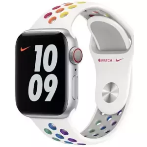 Řemínek Nike Sport Pride Edition Band Apple Watch 38/40/42mm white (MYD52AM/A)