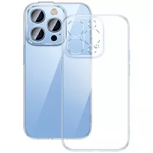 Kryt Baseus Crystal Transparent Case and Tempered Glass set for iPhone 14 Pro