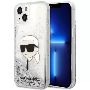 Kryt Karl Lagerfeld iPhone 14 6,1" silver hardcase Glitter Karl Head (KLHCP14SLNKHCH)
